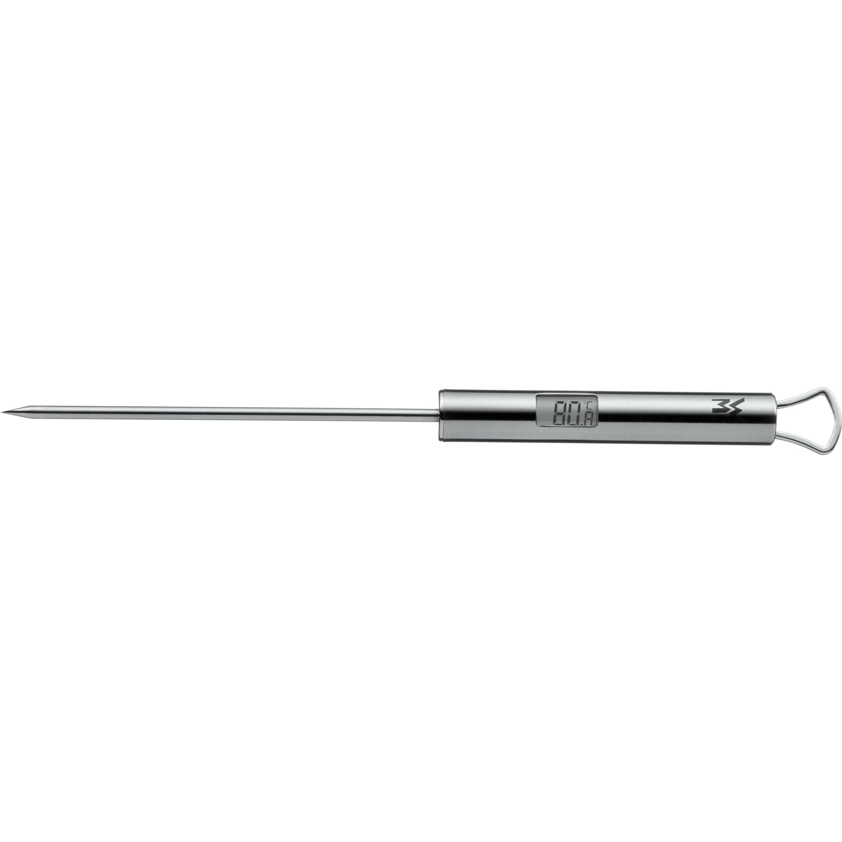 WMF, Grillthermometer, Küchenthermometer digital 23cm mit LCD-Anzeige Profi Plus Edelstahl hitzebeständig