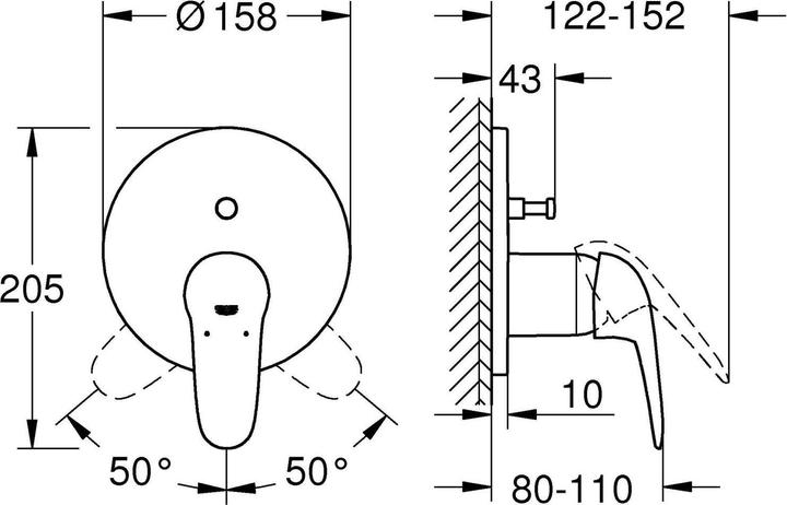 Produktbild Grohe Eurostyle Einhand-Wannenbatterie