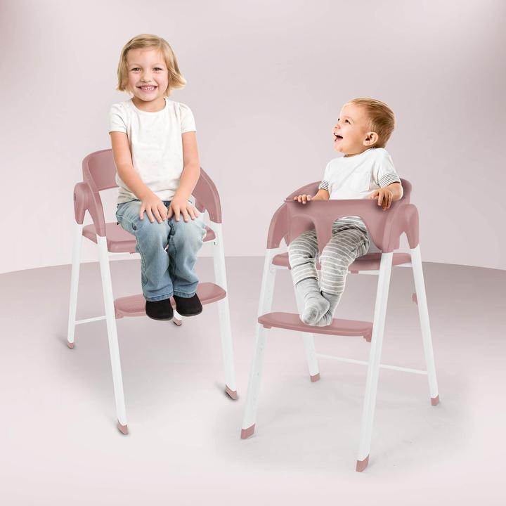 Actual product image BabyGo Levels Highchair rose/white (Highchair)