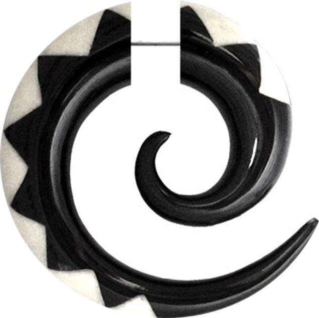 Immagine prodotto Star Piercing Fake Spirale aus Horn dreiecke aus Knochen (senza ottone, Mnerale, Organico)