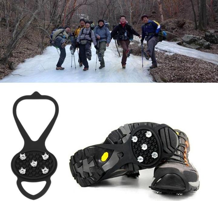 Image du produit Stride Schuhspikes Schneeschuh-Krallen Grödel Steigeisen Silikon Band mit 5 Zähnen