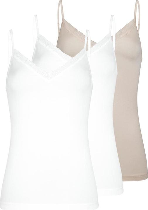 Produktbild Mey 3er Pack Modal Lace Spaghetti Top (XXL)