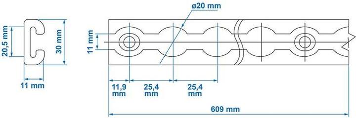 Immagine prodotto ProPlus Binario di ancoraggio