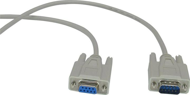 Actual product image RND Electronics Serial cable D-SUB 9-pin male - D-SUB 9-pin female 1.8m Grey (0.22 m)
