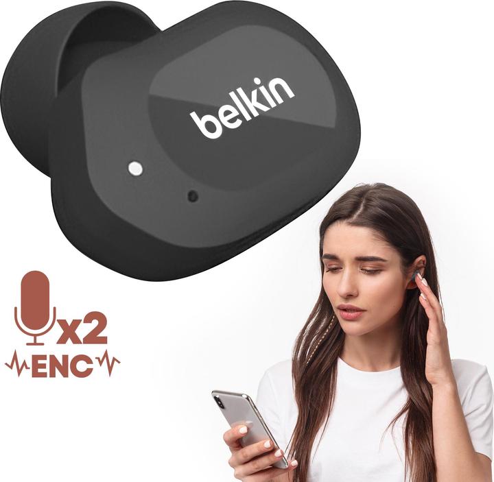 Productafbeelding Belkin Soundform Play Echt Draadloze In-Ear (ANC, 8 h, Draadloze)