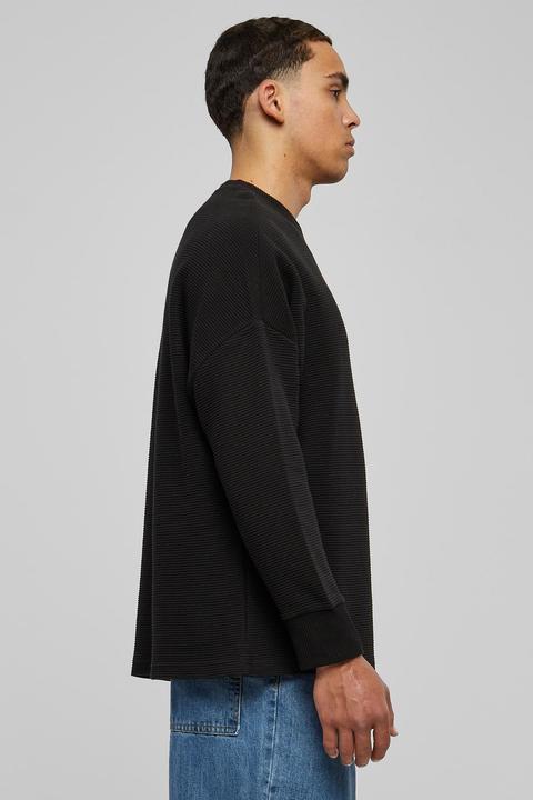 Actual product image Urban Classics Cut On Sleeve Naps Interlock Crew (M)