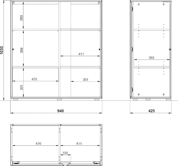 Image du produit pfister Mesa (94 x 43 x 103 cm)