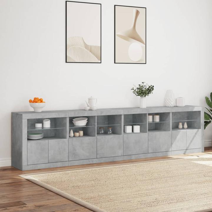 Immagine prodotto VidaXL Credenza con luci LED (283 x 37 x 67 cm)