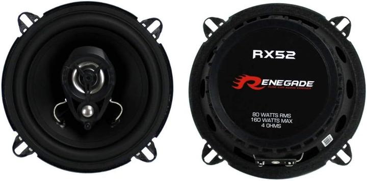 Renegade Koaxial-Autolautsprecher-Set (2-Wege, 130 mm) (160 W, 13 cm)