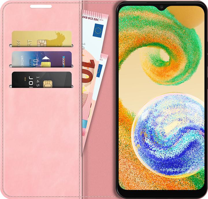 Actual product image Cazy Book Case Compatible with Samsung Galaxy A04s - Cover Foldable Magnetic Synthetic Leather - (Samsung Galaxy A04S)