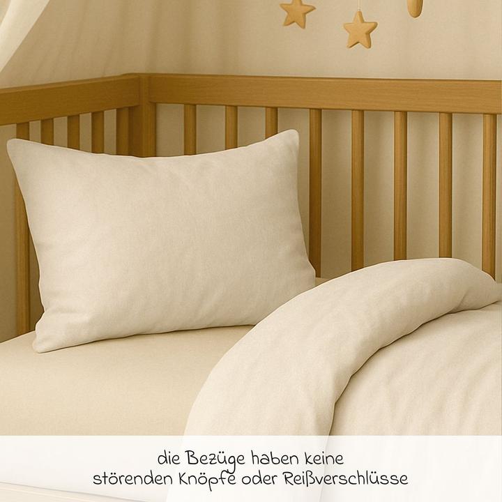 Actual product image Makian Babybettwäsche & Bettsets Bettwäsche 100 x 135 cm / 40 x 60 cm - Uni