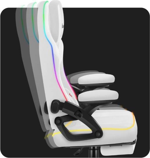 Actual product image Huzaro Fotel gamingowy Force 4.6 RGB White Mesh
