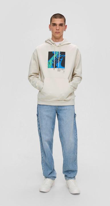 Produktbild s.Oliver Sweatshirt Sweatshirt mit Grafikprint (XXL)