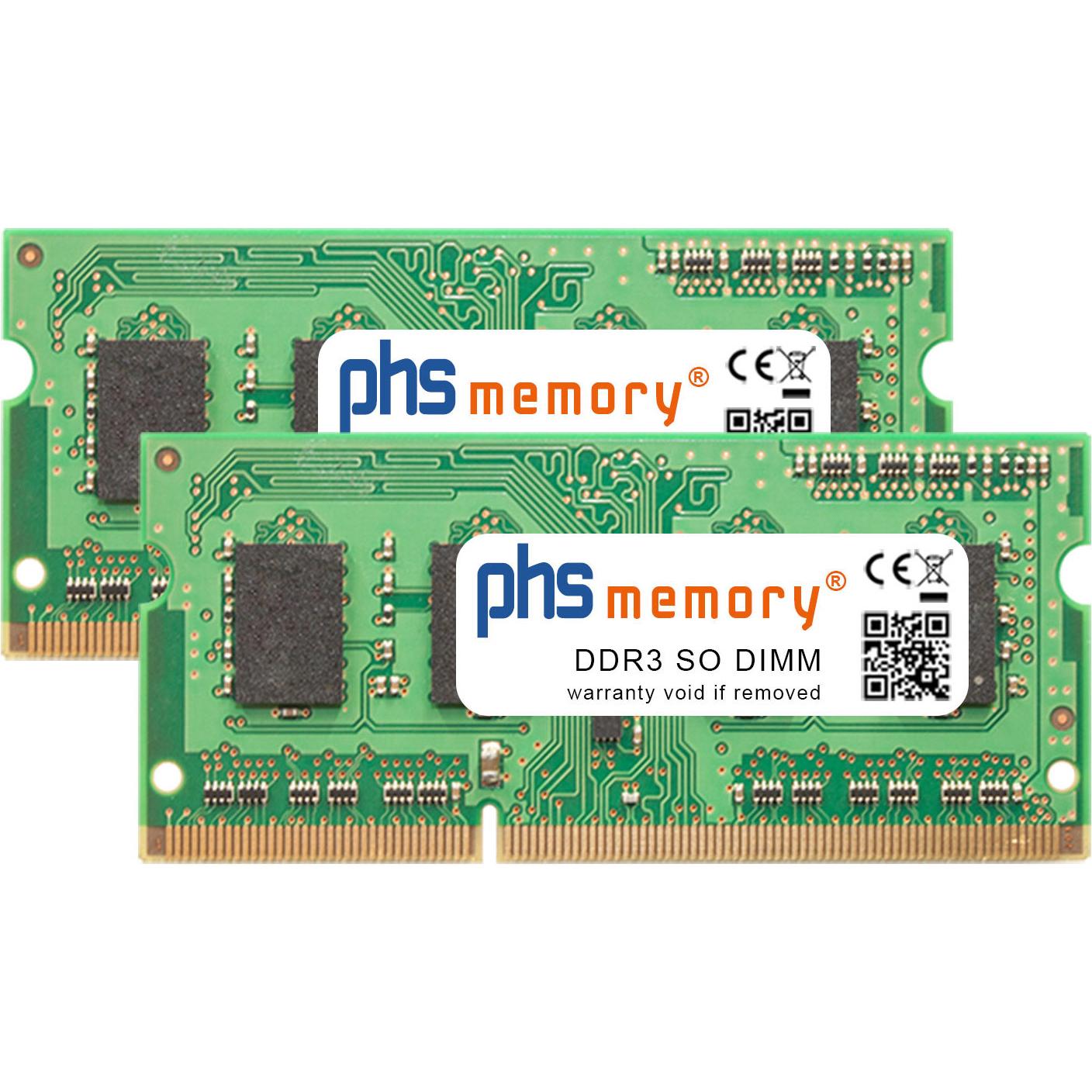 Thumbnail - PHS-memory 8GB (2x4GB) Kit RAM Speicher für QNAP SS-453 Pro DDR3 SO DIMM 1600MHz (QNAP SS-453 Pro, 2 x 4GB), RAM Modells...
