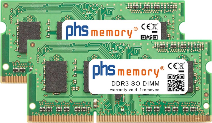 Produktbild PHS-memory 8GB (2x4GB) Kit RAM Speicher für QNAP TS-253 Pro DDR3 SO DIMM 1600MHz (TS-253 Pro, 2 x 4GB)