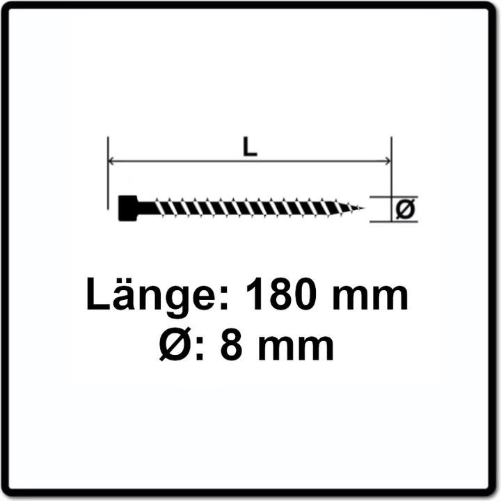 Produktbild Spax Zylinderkopf T-Star Plus T40 Vollgewinde Cut Wirox (50 Schrauben pro Stück)
