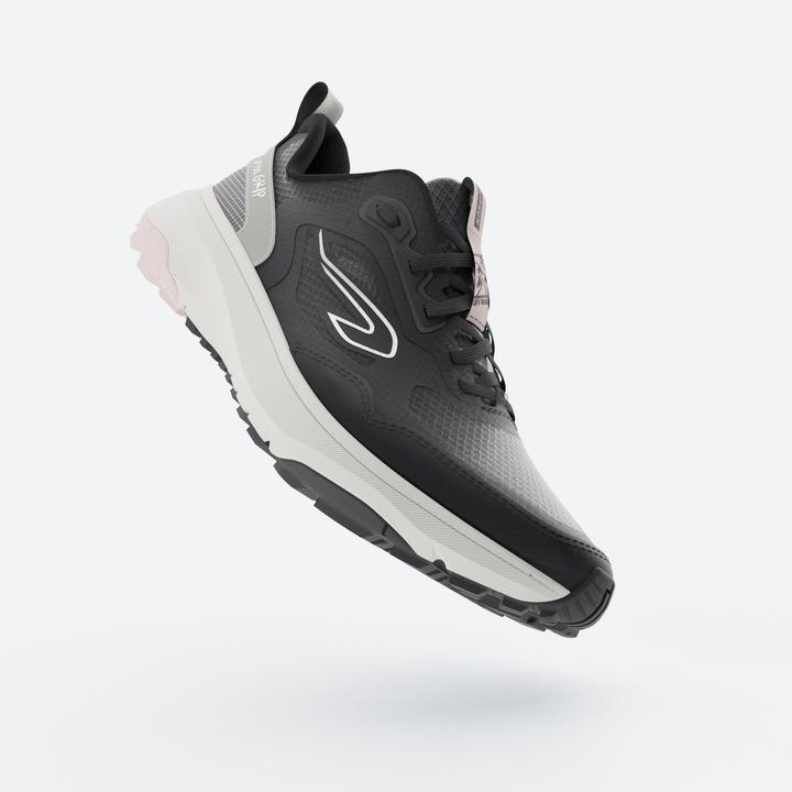 Actual product image Kalenji Kiprun JF190 Women's Running and Trail Shoes - Black/Pink (41)