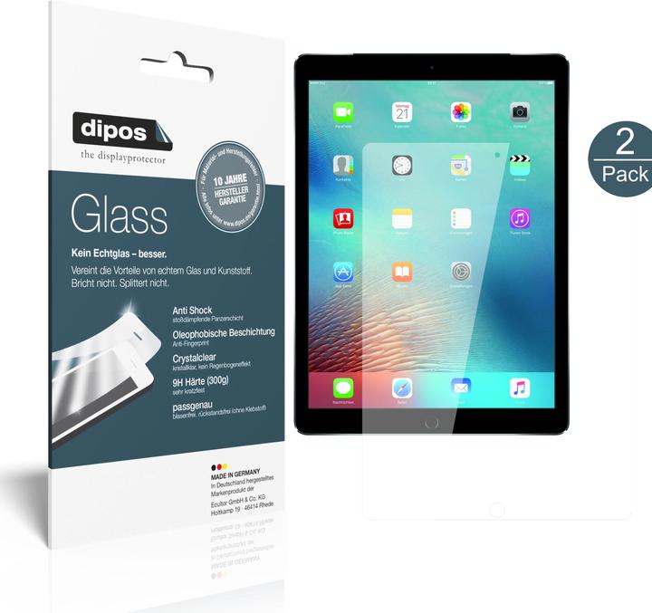 Produktbild Dipos Displayschutz Anti-Shock (2 Stück, iPad Pro 12.9)