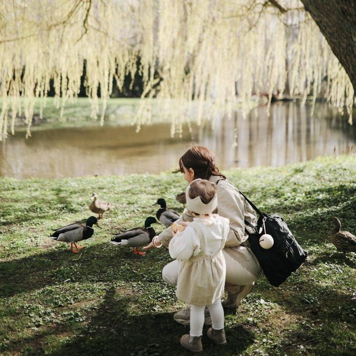 Actual product image Mushie Pacifier Case Cloudy Taupe