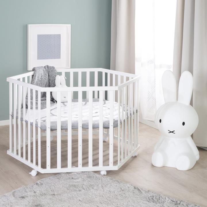 Actual product image Roba Playpen 6-cornered Miffy (118.50 cm, 103.50 cm, MDF)