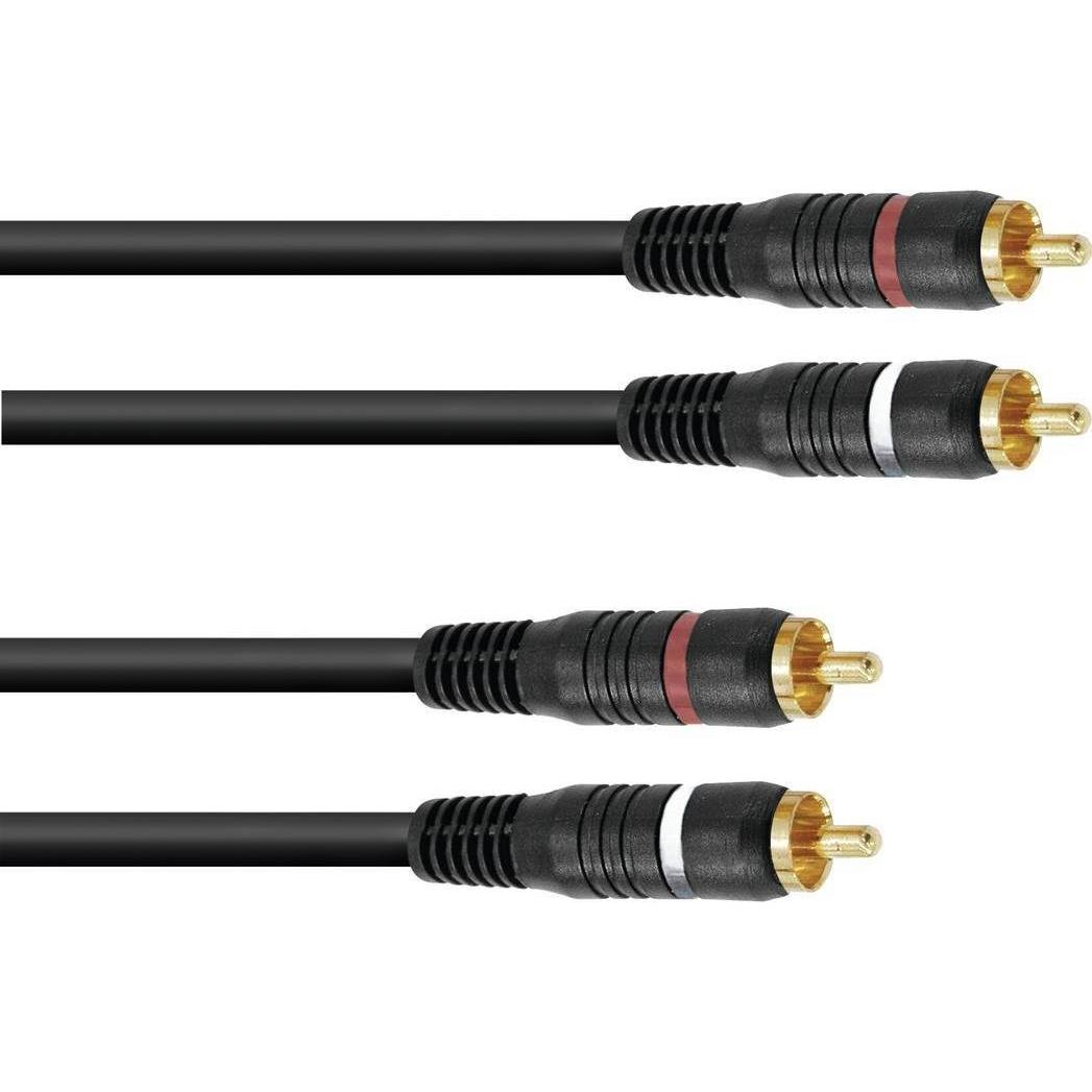 Omnitronic Cinch Kabel 2x2 5m (5 m), Audio Kabel