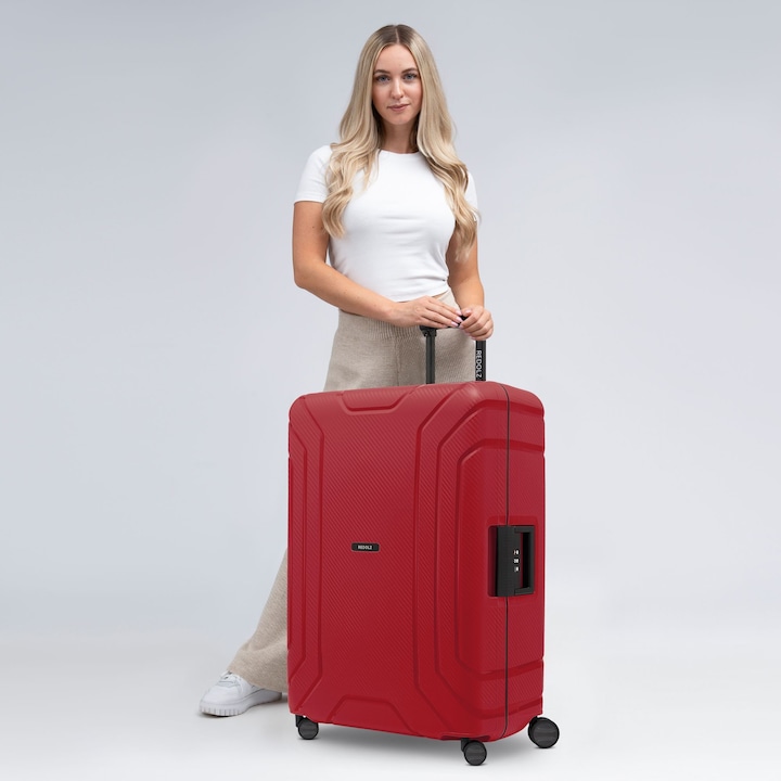 Produktbild Redolz Essentials 15 4-Rollen Trolley 75 cm mit Dreipunkt-Verschluss (100 l, XL (ab 115l))
