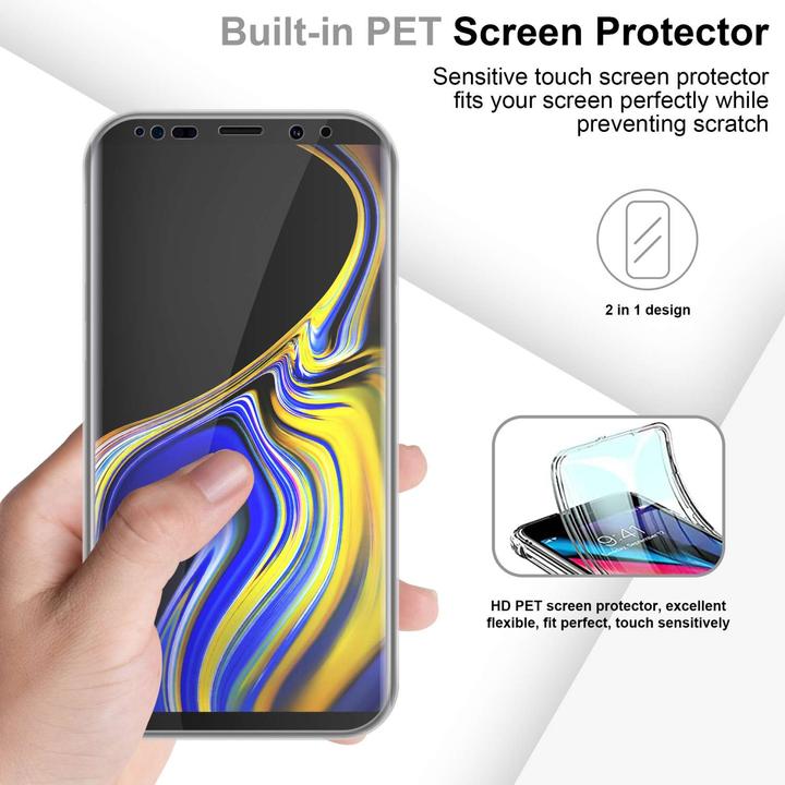 Actual product image Cadorabo Bumper Case for Samsung Galaxy NOTE 9 TPU 360 Grad Case for Samsung Galaxy NOTE 9 (Samsung Galaxy Note 9)