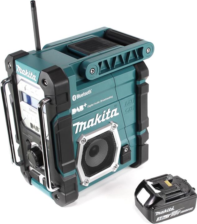 Produktbild Makita DMR 112 F1 Akku Baustellen Radio 7,2 - 18V Bluetooth DAB+ + 1x 3,0Ah Akku - ohne Ladegerät