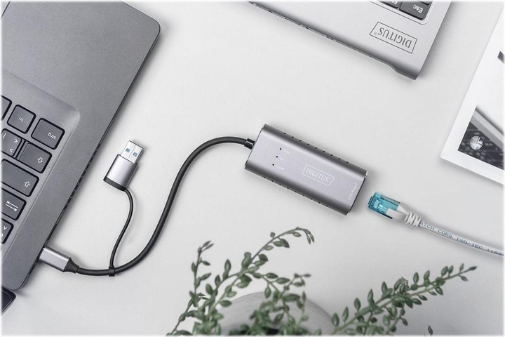Image du produit Digitus DN-3028 (USB, USB-C, RJ45 2.5 Gigabit Ethernet (1x))