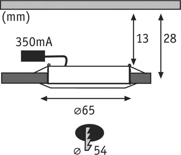 Image du produit Paulmann Kit d'éclairage encastré pour meubles (180 lm)