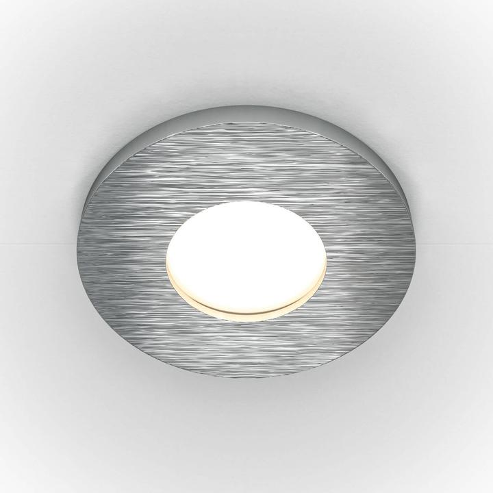 Produktbild Maytoni Stark Downlight, Einbauleuchte GU10 Silber-Farbe IP65 Ø8,4mm (GU10)