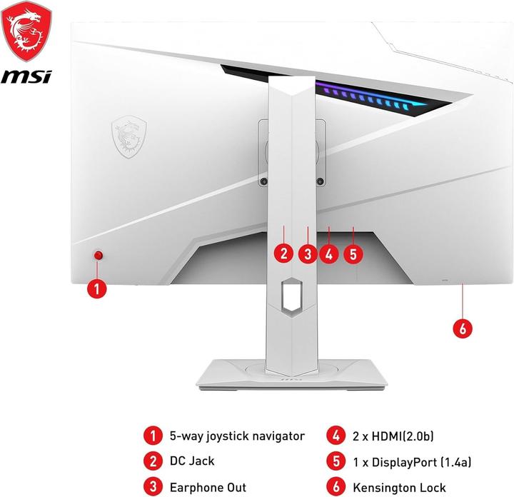 Immagine prodotto MSI MAG 274QRFW (2560 x 1440 pixel, 27")