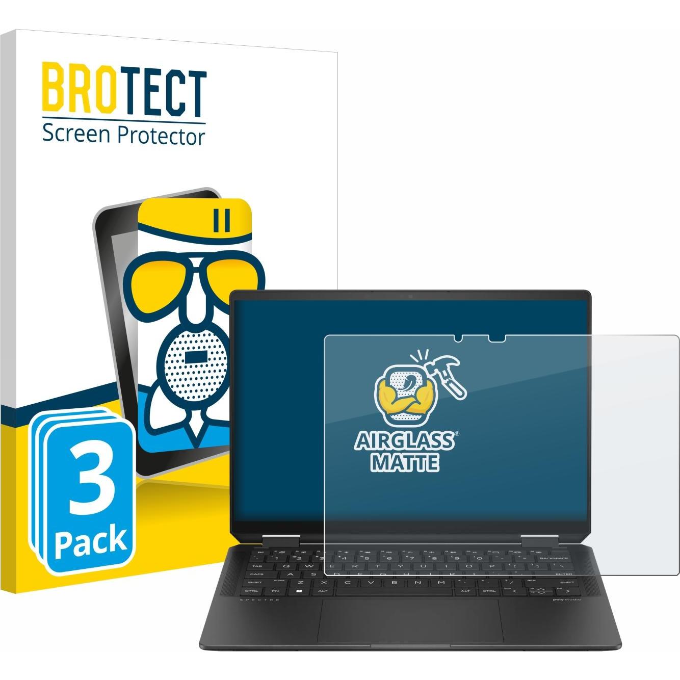 BROTECT AirGlass Panzerglasfolie Matt (14"), Notebook Schutzfolie