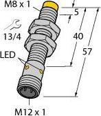 Produktbild Turck Induktiver Näherungsschalter 6mm M8 (Schalter)