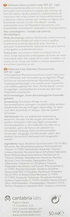 Actual product image Heliocare Color Gelcream (Sun cream face, SPF 50, 50 ml)
