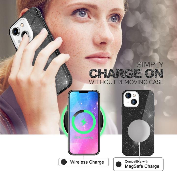 Produktbild Nalia Glitzer Hülle (Apple iPhone 14 Plus)
