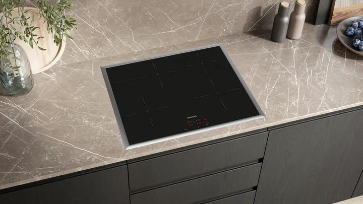 Immagine prodotto Siemens Batteria da incasso, EI645CFB6E + HE578GBS4, Cucina da incasso, Piano cottura a induzione, PQ521IA03