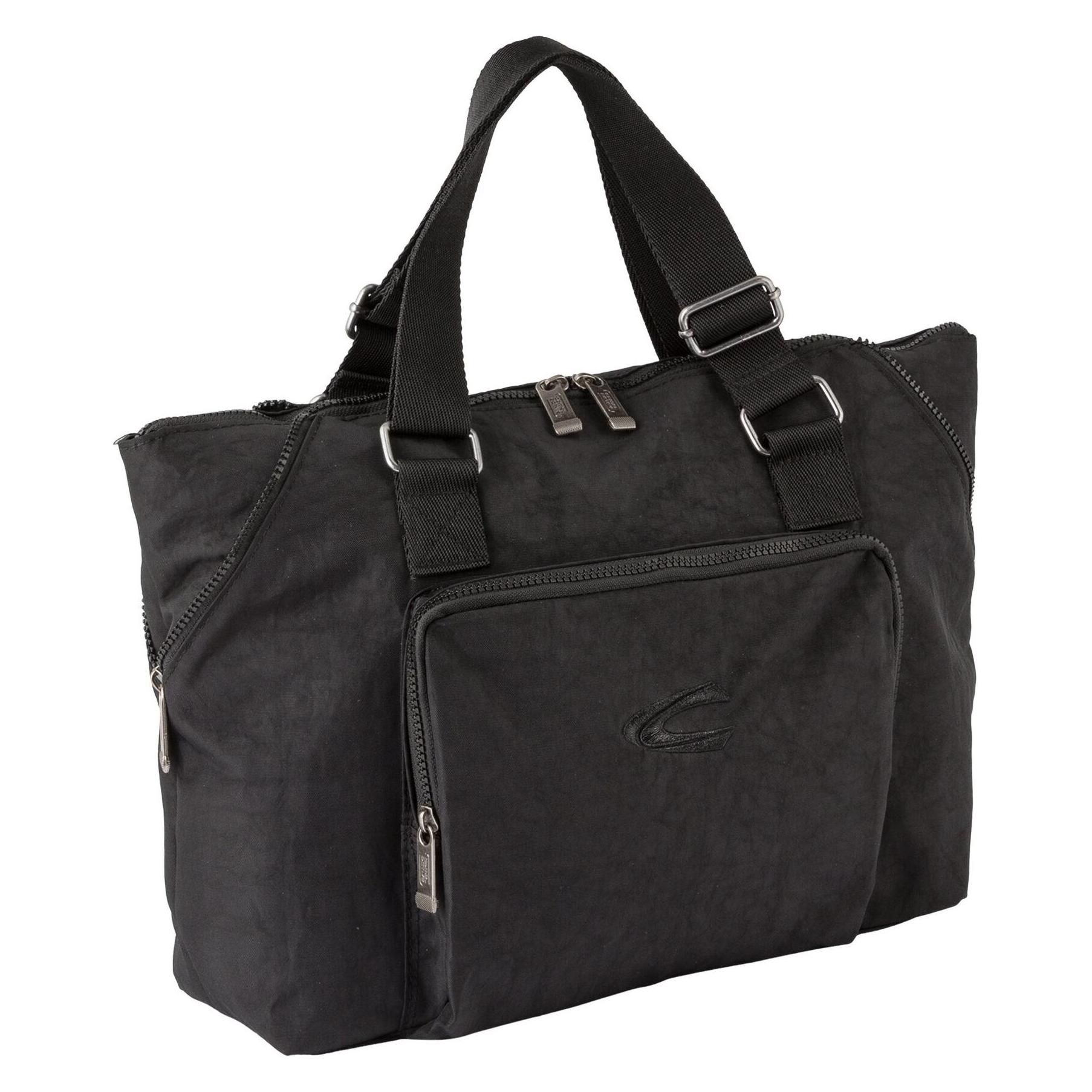 Camel Active, Damen, Tasche, Journey Shopper Tasche 47 Cm, Schwarz, (15 l)