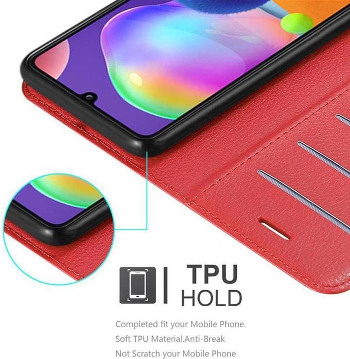 Actual product image Cadorabo Book with stand function cover (Samsung Galaxy A31)