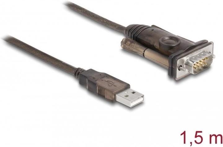 Immagine prodotto Delock Adattatore seriale 62645 da USB tipo-A a RS-232 con viti (1.50 m, VGA)