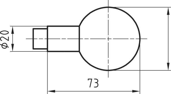 Produktbild Glutz Türknöpf (Türknopf)