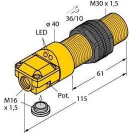 Turck Sensore, Pulsante + Interruttore