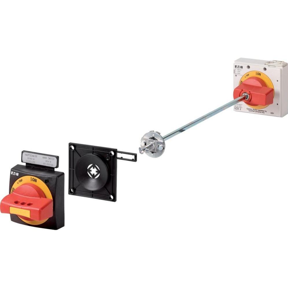 Eaton, Systemstromversorgung, Hauptschalterbausatz, +Zusatzgriff rot, 116896