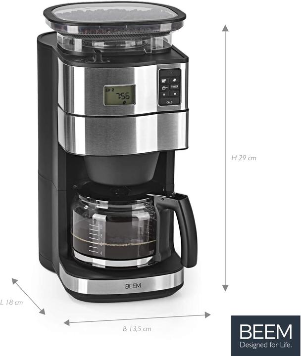 Actual product image Beem Coffee maker with grinder