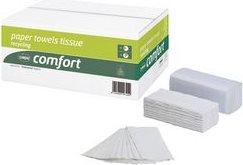 Produktbild Wepa Handtuchpapier Comfort, 250 x 330 mm, hochweiss 2-lagig Tissue, C-Falzung, 100% Recycling, Flächen- (3072 x)