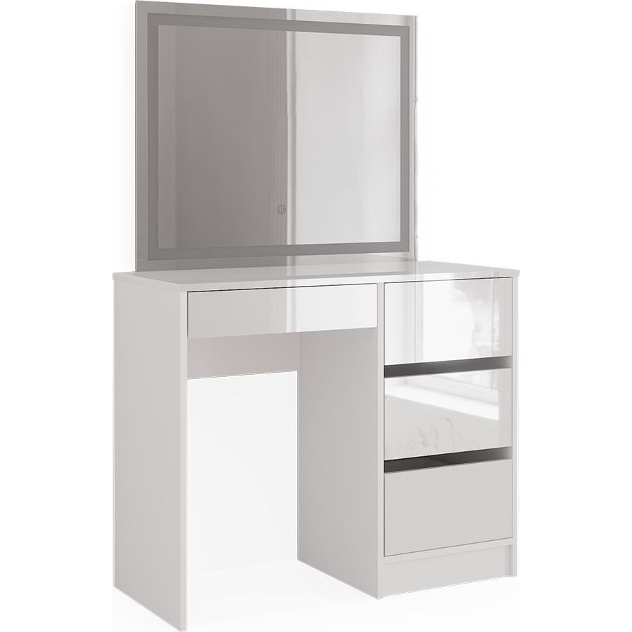 Vicco, Schminktisch, Sherry mit Beleuchtung (90 x 75 x 40 cm)