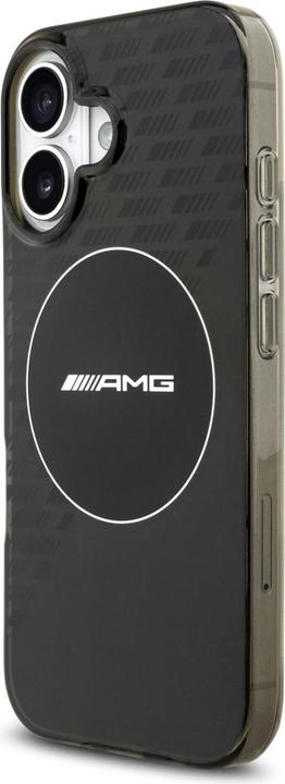 Actual product image Mercedes AMG Double Layer Transparent Smocked MagSafe Case for iPhone 17 Black (Apple iPhone 17)