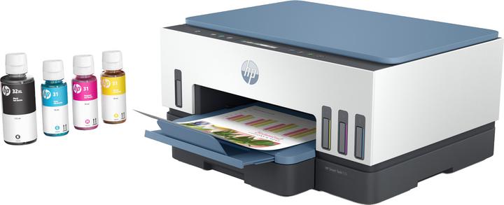 Image du produit HP 725 Thermal Inkjet DPI par minute WLAN (Thermodirecte, Couleur)