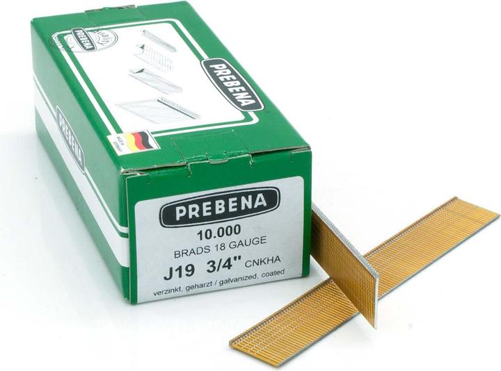Actual product image Prebena Upset head nails galvanised resinated19 mm
