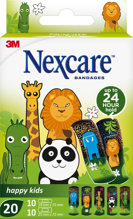 Actual product image Nexcare Happy Kids (20 x)